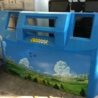 prop cycle front plastic piece namco game